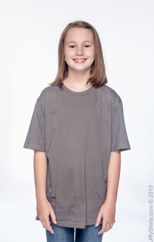 Youth Lightweight T-Shirt - Charcoal