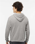 J. America 8872 Grey Triblend — on model back