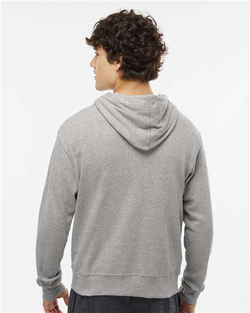 J. America 8872 Grey Triblend — on model back