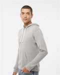 J. America 8871 Grey Triblend — on model side