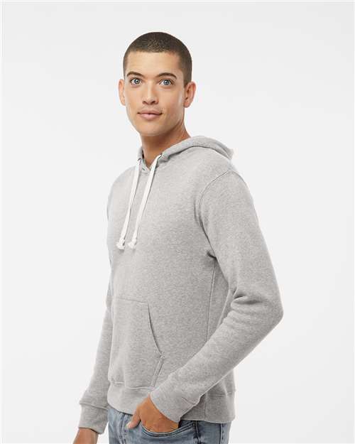 J. America 8871 Grey Triblend — on model side