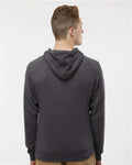 J. America 8871 Black Triblend — on model back