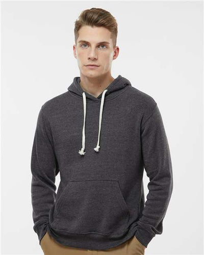 J. America 8871 Black Triblend — on model front