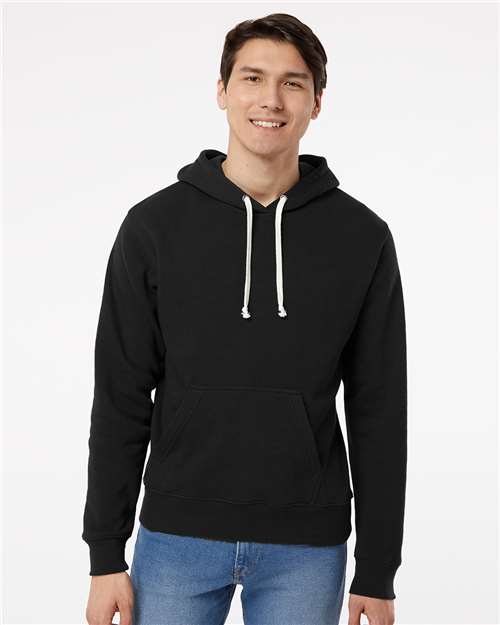 J. America 8871 Black Solid — on model front
