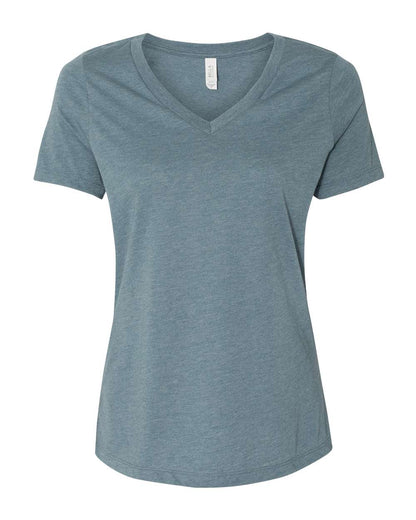 Women's Relaxed Jersey V-Neck T-Shirt - Heather Slate