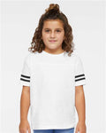 Rabbit Skins 3037 White Solid/ Black — on model front