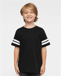 LAT 6137 Black Solid/ White — on model front