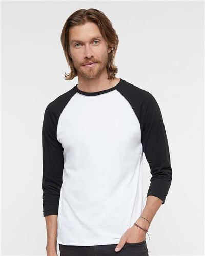 LAT 6930 White Solid/ Black — on model front