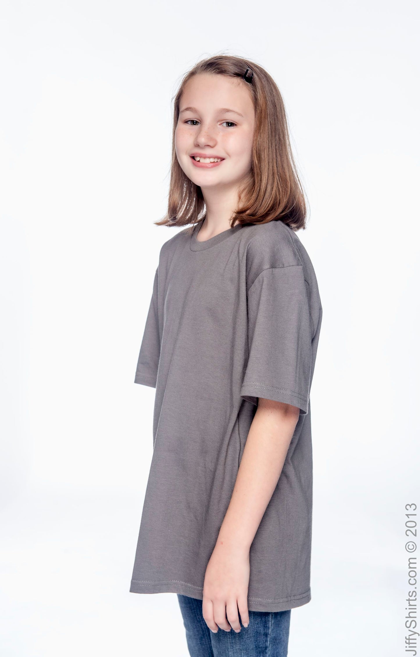 Youth Lightweight T-Shirt - Charcoal