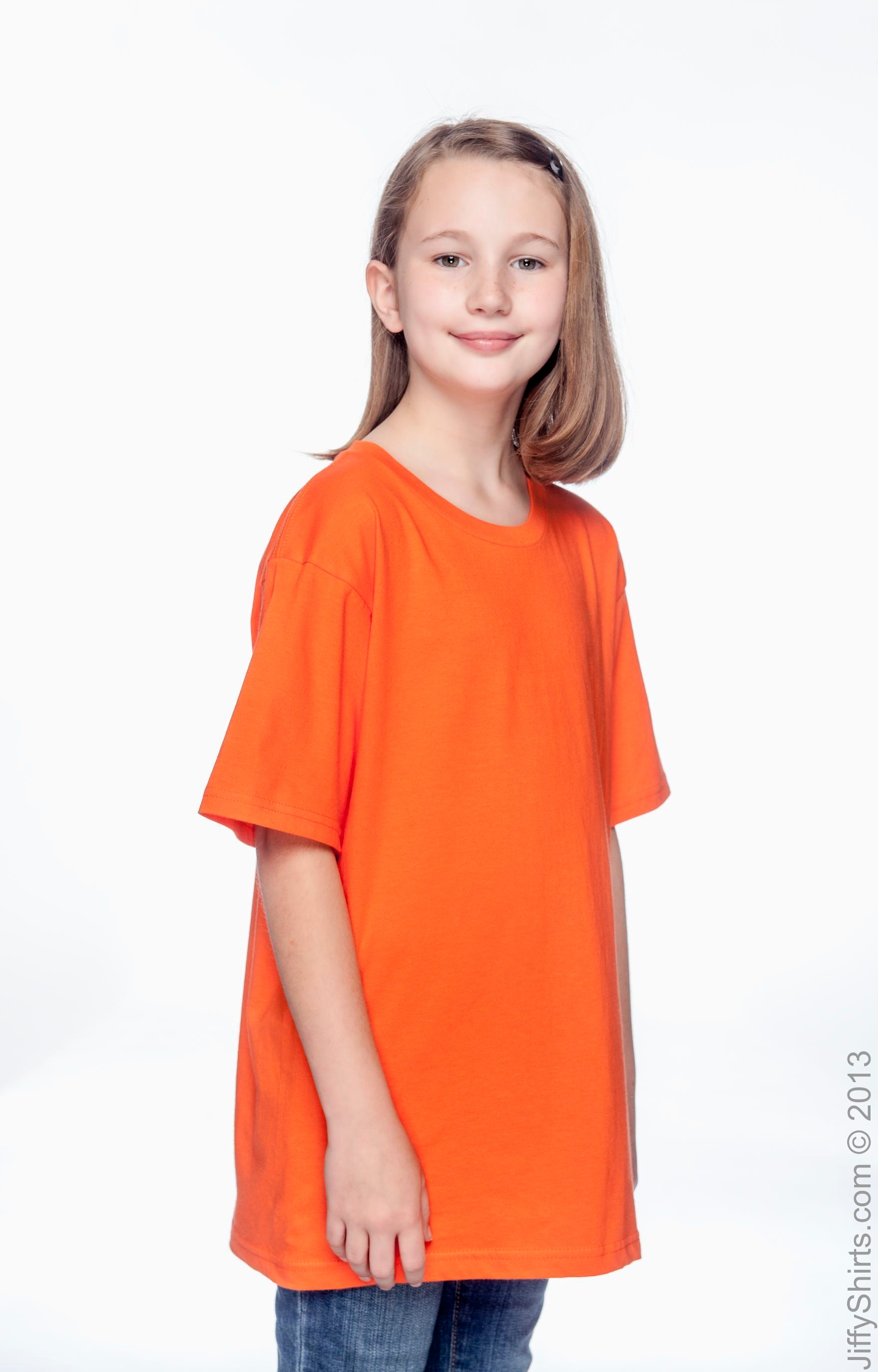 Youth Lightweight T-Shirt - Orange