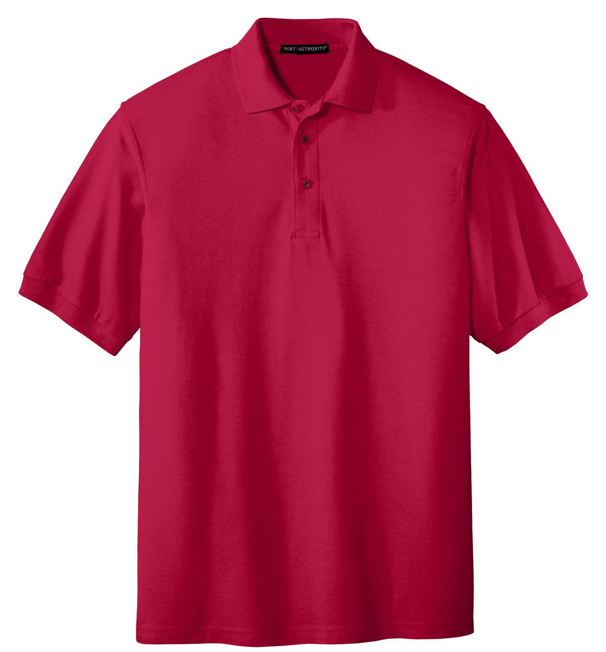 Unisex Silk Touch Polo - Red
