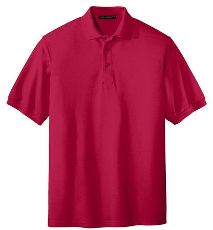 Unisex Silk Touch Polo - Red