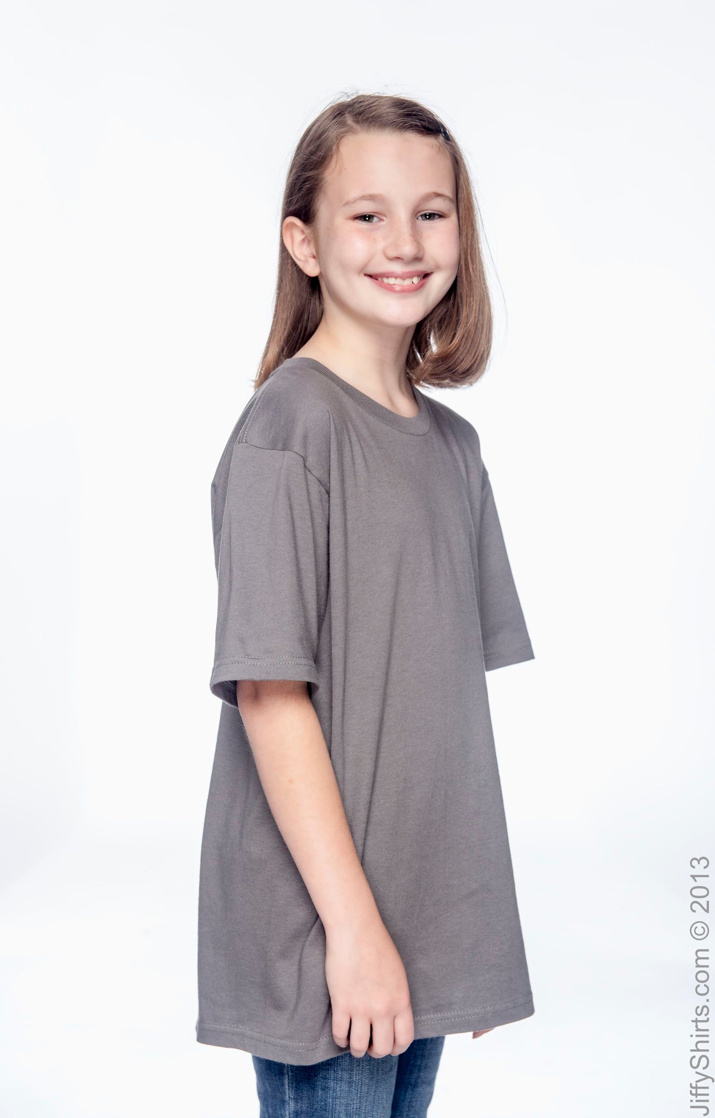 Youth Lightweight T-Shirt - Charcoal