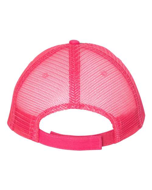 Valucap S102 Charcoal/ Neon Pink — back