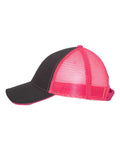 Valucap S102 Charcoal/ Neon Pink — direct side
