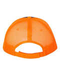 Valucap S102 Charcoal/ Neon Orange — back