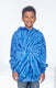 Tie-Dye CD877Y - Youth Tie-Dyed Pullover Hoodie - Spider Royal