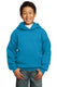 Port & Company PC90YH - Youth Core Fleece Pullover Hoodie - Neon Blue