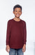 Gildan G540B - Youth Heavy Cotton™ Long-Sleeve T-Shirt - Garnet