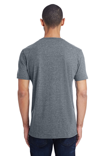 Unisex Lightweight V-Neck T-Shirt - Heather Graphite