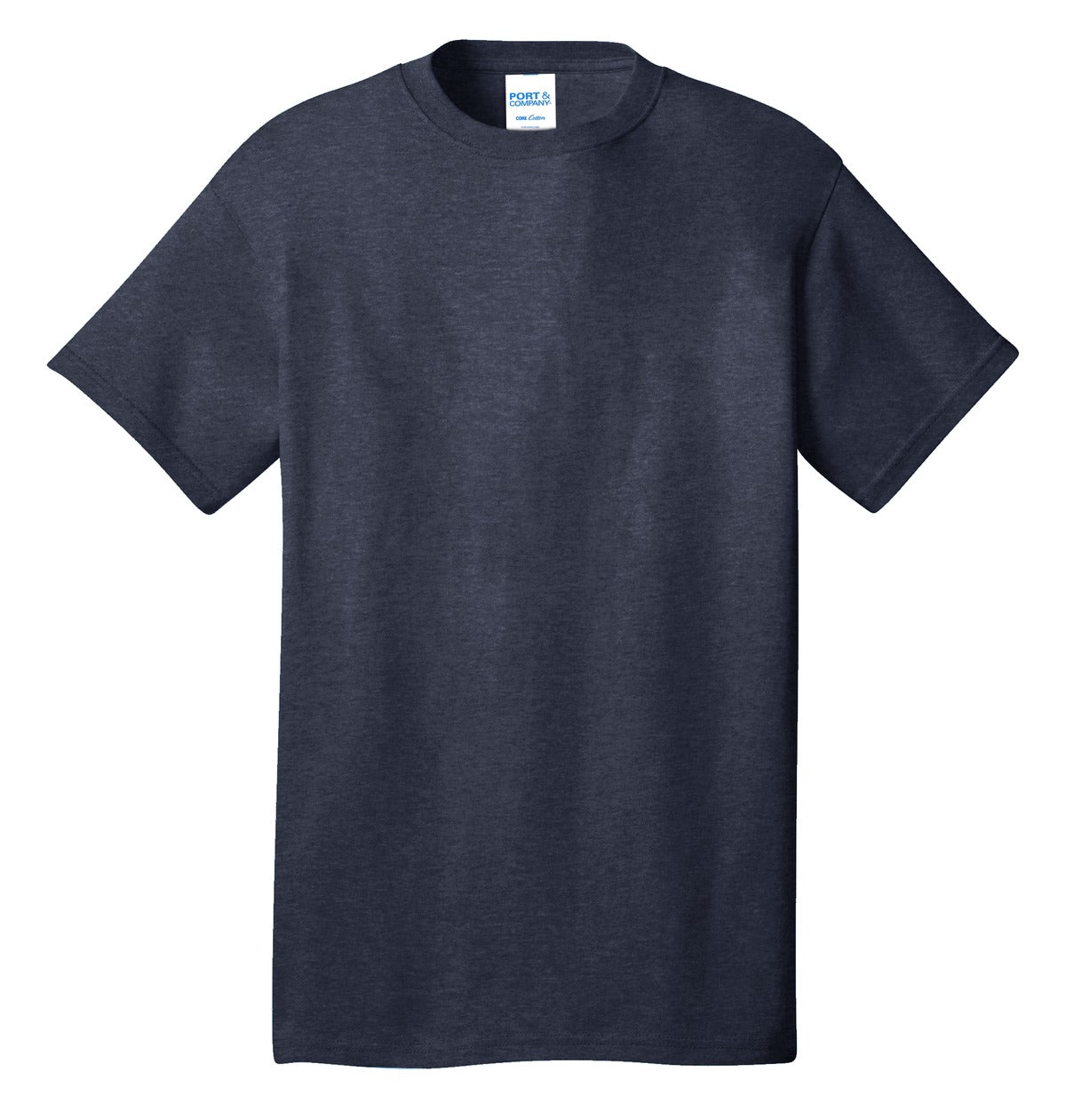 Unisex Core Cotton Tee - Heather Navy