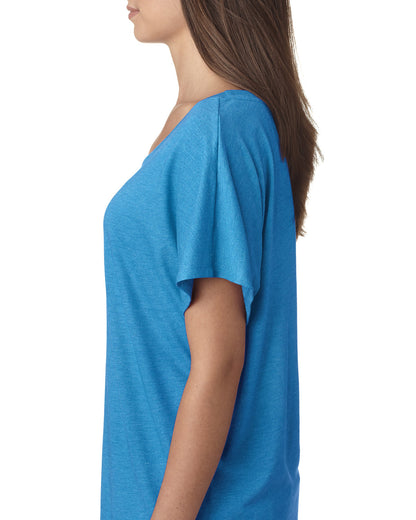Women's Triblend Dolman - Vintage Turquoise