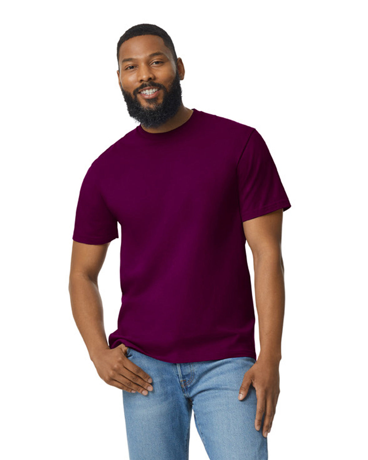 Softstyle Midweight Unisex T-Shirt - Maroon