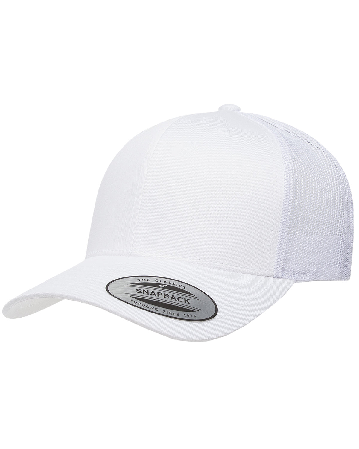 Unisex Retro Trucker Cap - White