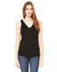 Bella + Canvas B8805 - Women's Flowy V-Neck Tank - Black