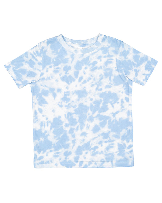 Toddler Fine Jersey T-Shirt - Sky Tie Dye