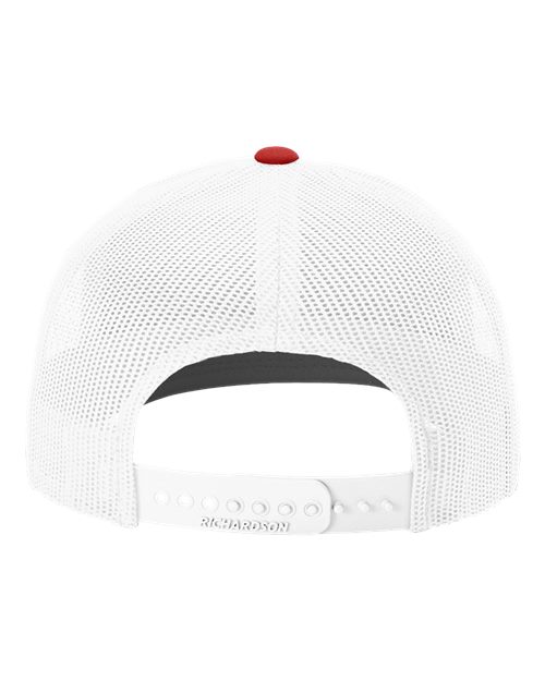 Richardson 112 Black/ White/ Red — back