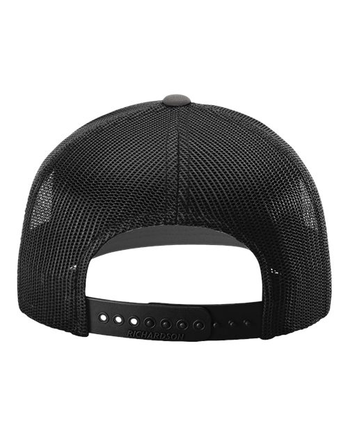 Richardson 112 Charcoal/ Black — back
