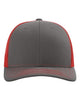 Charcoal / Red