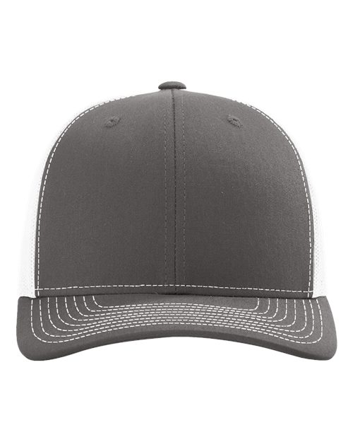 Richardson 112 Charcoal/ White — front