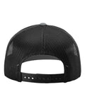 Richardson 112 Heather Grey/ Black — back