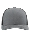 Richardson 112 Heather Grey/ Black — front