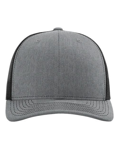 Richardson 112 Heather Grey/ Black — front