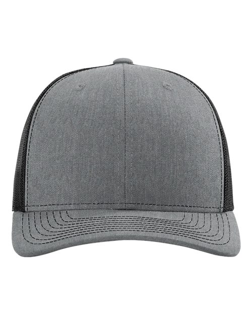 Richardson 112 Heather Grey/ Black — front