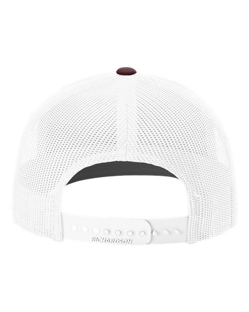 Richardson 112 Maroon/ White — back