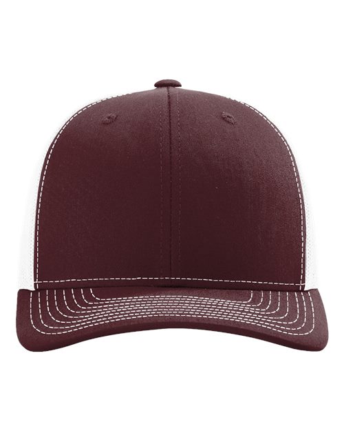 Richardson 112 Maroon/ White — front