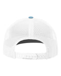 Richardson 112 Columbia Blue/ White — back