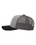 Richardson 112 Grey/ Charcoal/ Black — direct side