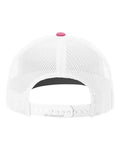 Richardson 112 Hot Pink/ White — back