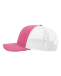 Richardson 112 Hot Pink/ White — direct side