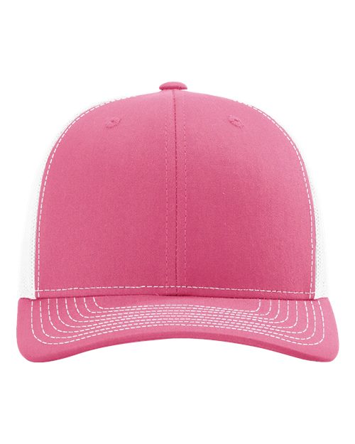 Richardson 112 Hot Pink/ White — front