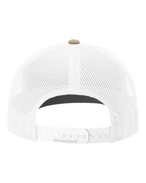 Richardson 112 Khaki/ White — back