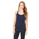 Bella + Canvas 8711 - Women's Sheer Mini Rib Thin Strap Tank - Midnight