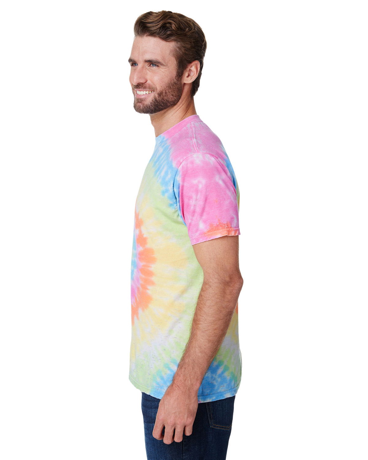 Unisex Burnout Festival T-Shirt - Pastel
