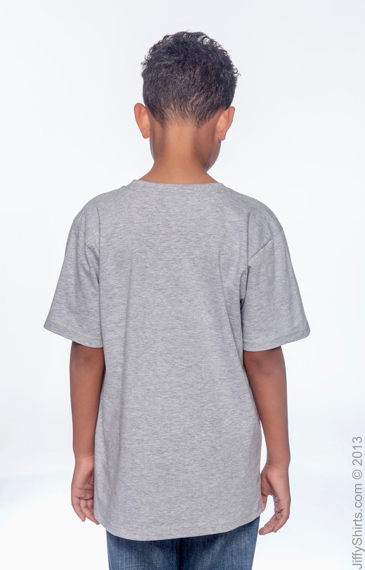 Youth Lightweight T-Shirt - Heather Gray