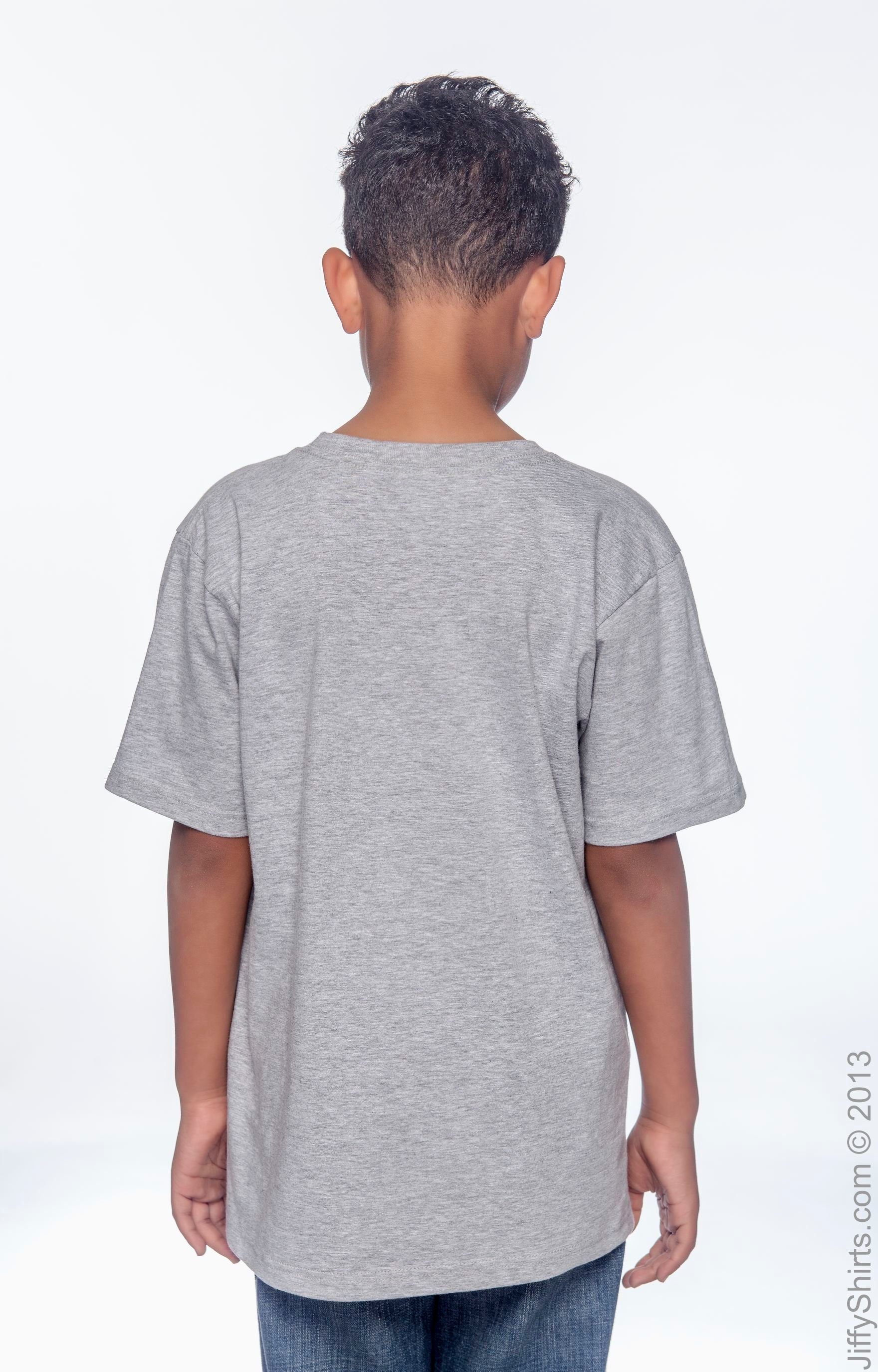Youth Lightweight T-Shirt - Heather Gray